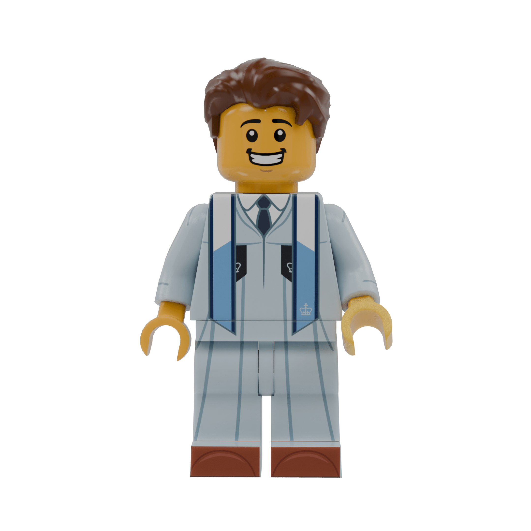 Blue Lion Edition Mini Graduates – Bachelor Version - Brick Memory