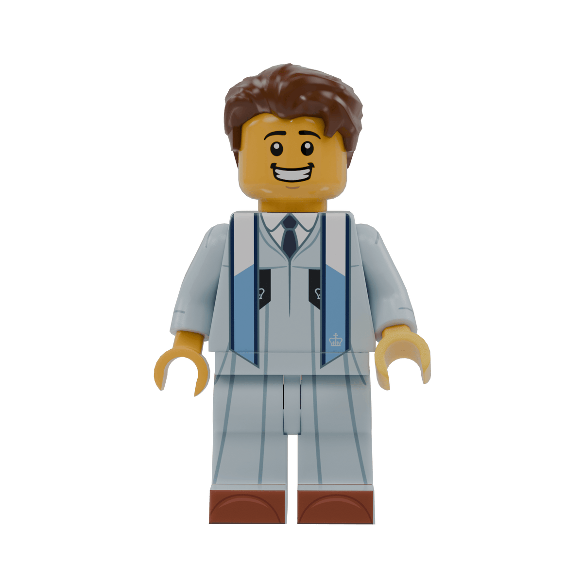Blue Lion Edition Mini Graduates – Bachelor Version - Brick Memory