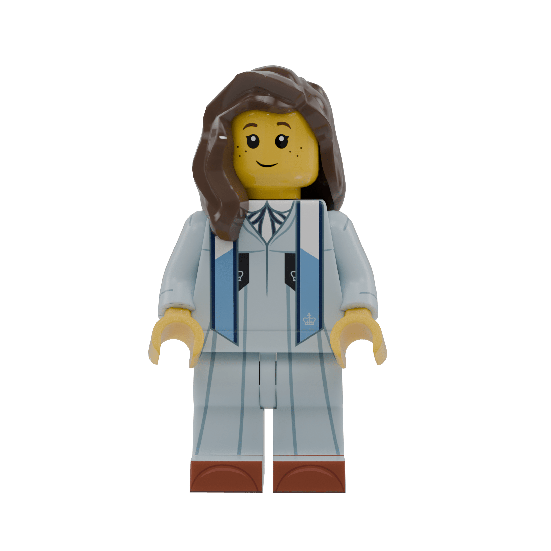 Blue Lion Edition Mini Graduates – Bachelor Version - Brick Memory