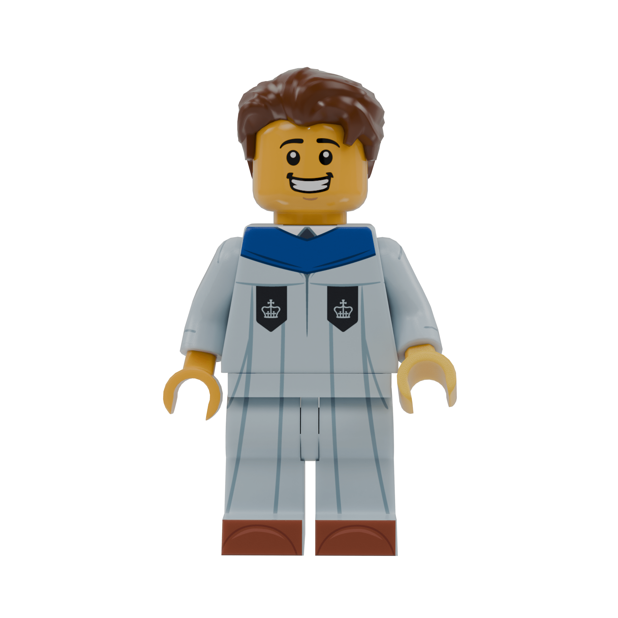 Blue Lion Edition Mini Graduates – Master Version - Brick Memory