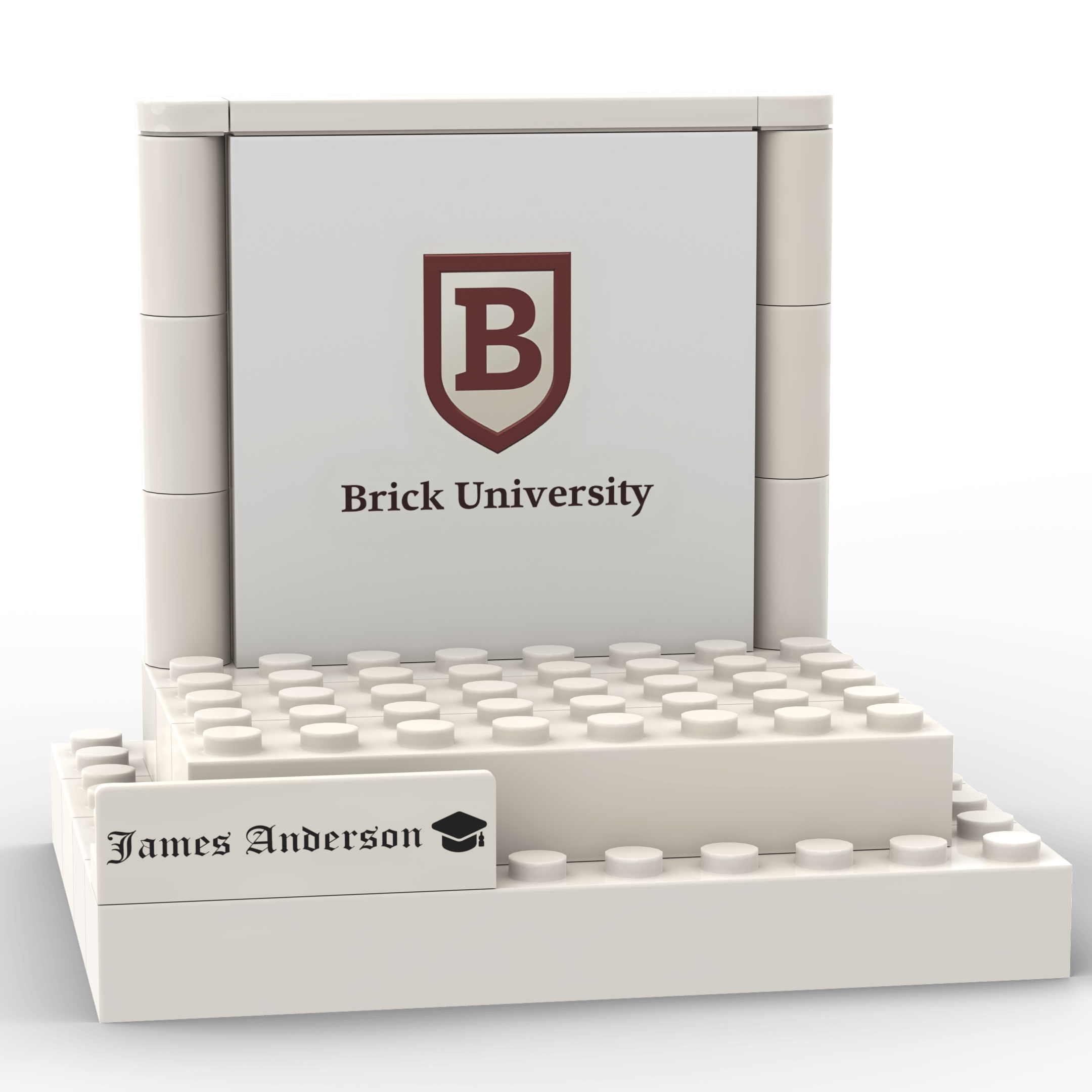 Buildable Graduation Stage – Classic Edition - Brick Memory