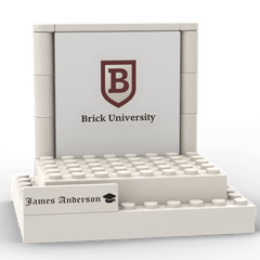 Buildable Graduation Stage – Classic Edition - Brick Memory