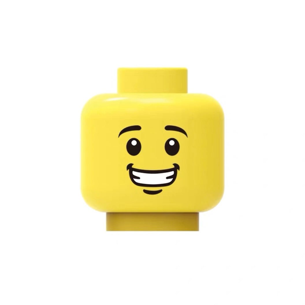 Cheerful Huge Smile – Classic Yellow - Brick Memory