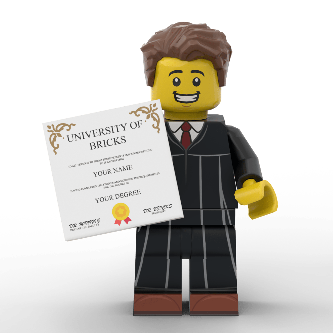 Custom Graduation Diploma - Brick Memory