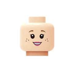 Freckled Smile with Bright Eyes – Skin Tone - Brick Memory