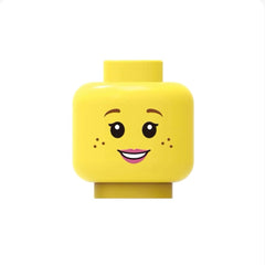 Freckled Smile with Bright Eyes – Yellow - Brick Memory