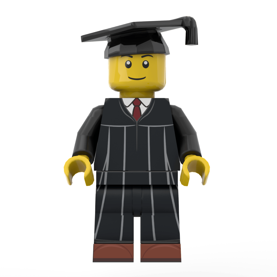 Graduation Cap - Brick Memory