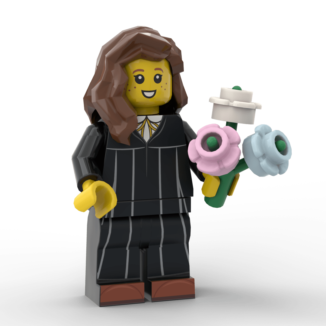 Handheld Flower Bouquet - Brick Memory