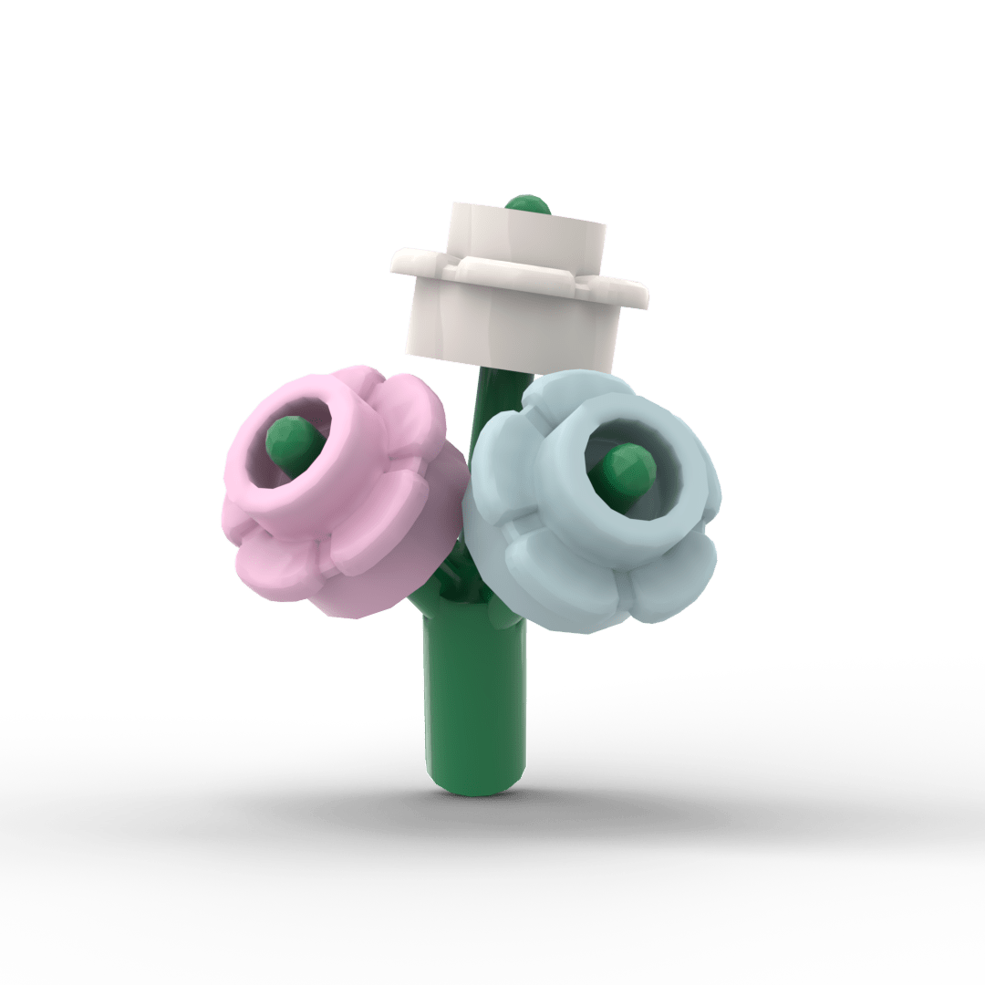Handheld Flower Bouquet - Brick Memory