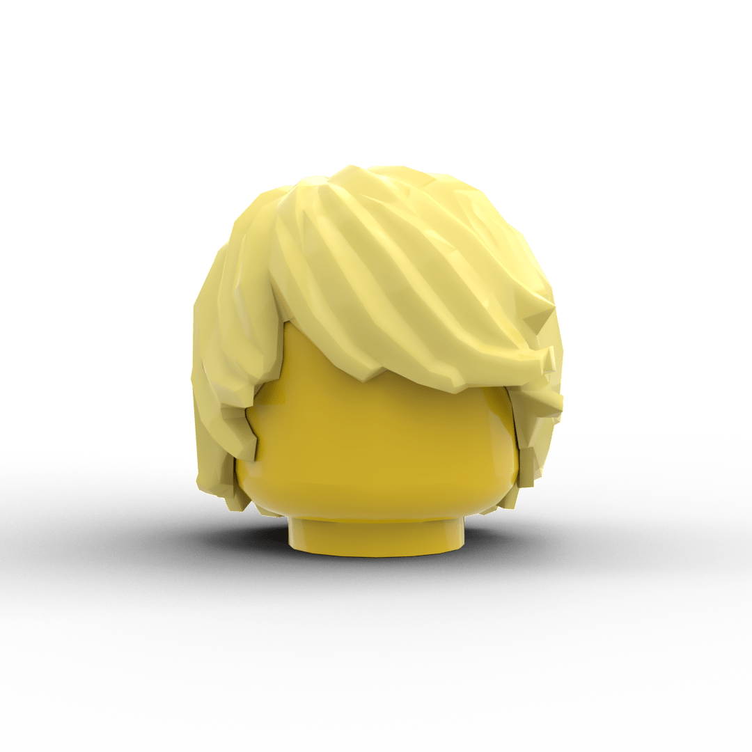 Layered Side Fringe with Texture - Brick Memory
