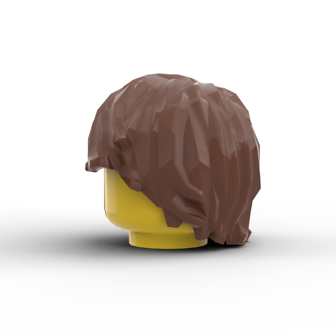 Layered Side Fringe with Texture - Brick Memory