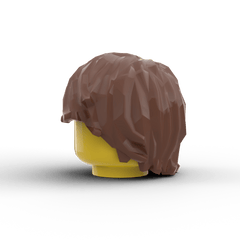 Layered Side Fringe with Texture - Brick Memory