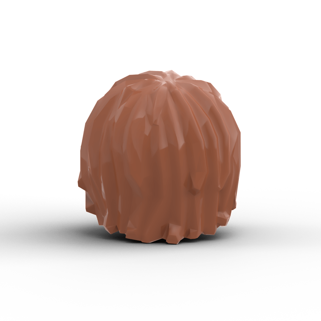 Layered Side Fringe with Texture - Brick Memory