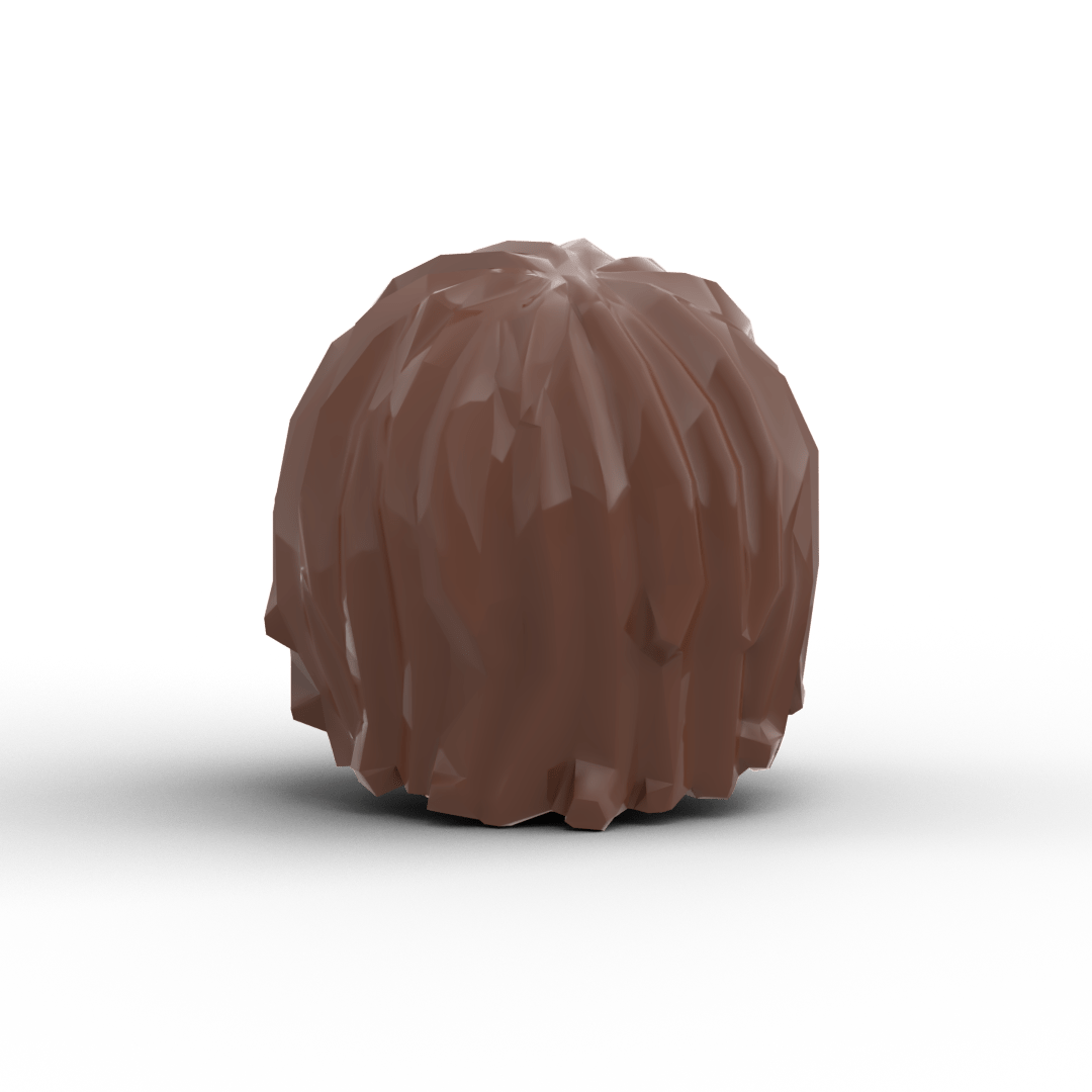 Layered Side Fringe with Texture - Brick Memory