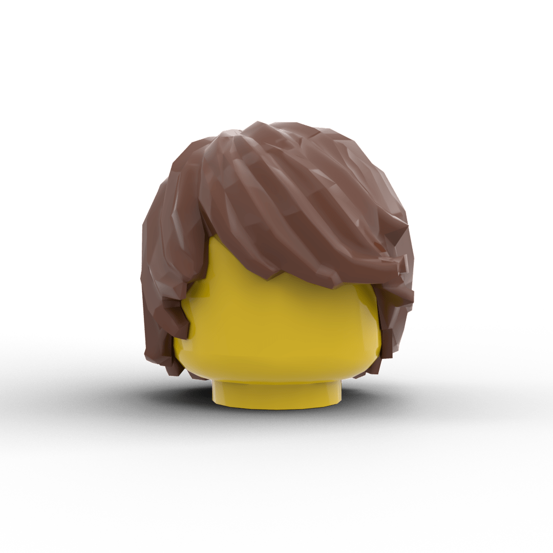 Layered Side Fringe with Texture - Brick Memory