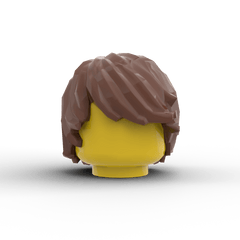 Layered Side Fringe with Texture - Brick Memory