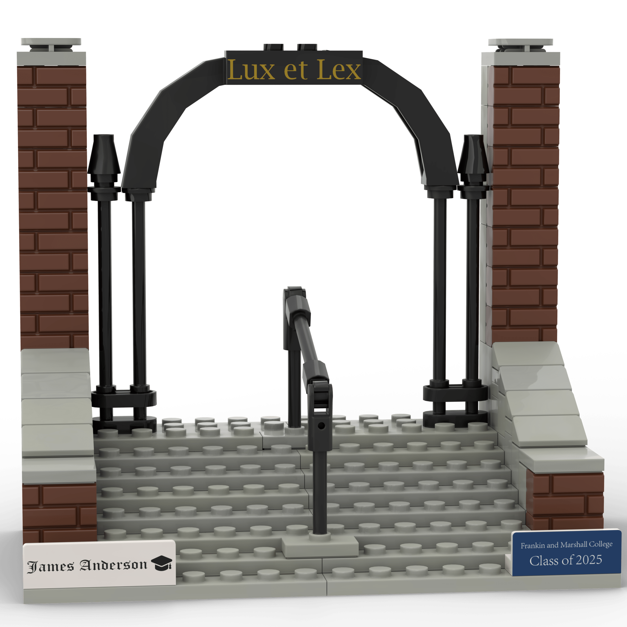 Lux et Lex Arch Brick Set – True Blue Edition - Brick Memory