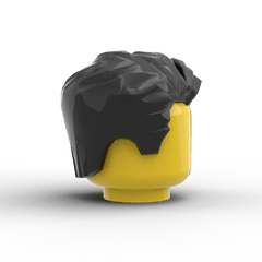 Minifig Hair - Clean Side Sweep Hair (3 Colors) - Brick Memory