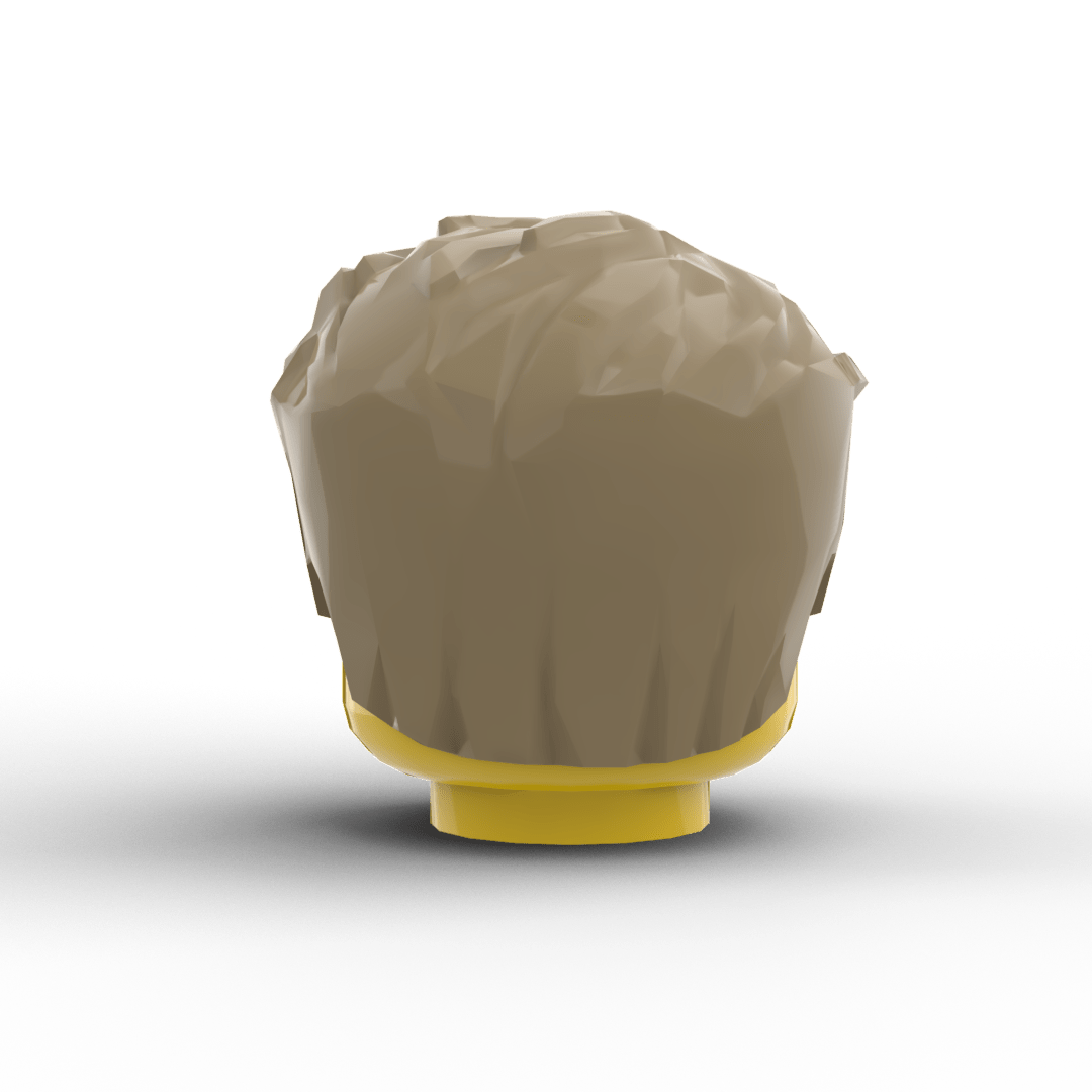 Minifig Hair - Clean Side Sweep Hair (3 Colors) - Brick Memory
