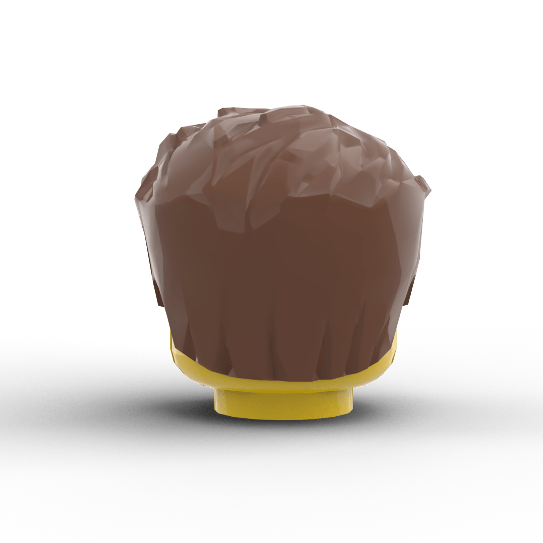 Minifig Hair - Clean Side Sweep Hair (3 Colors) - Brick Memory