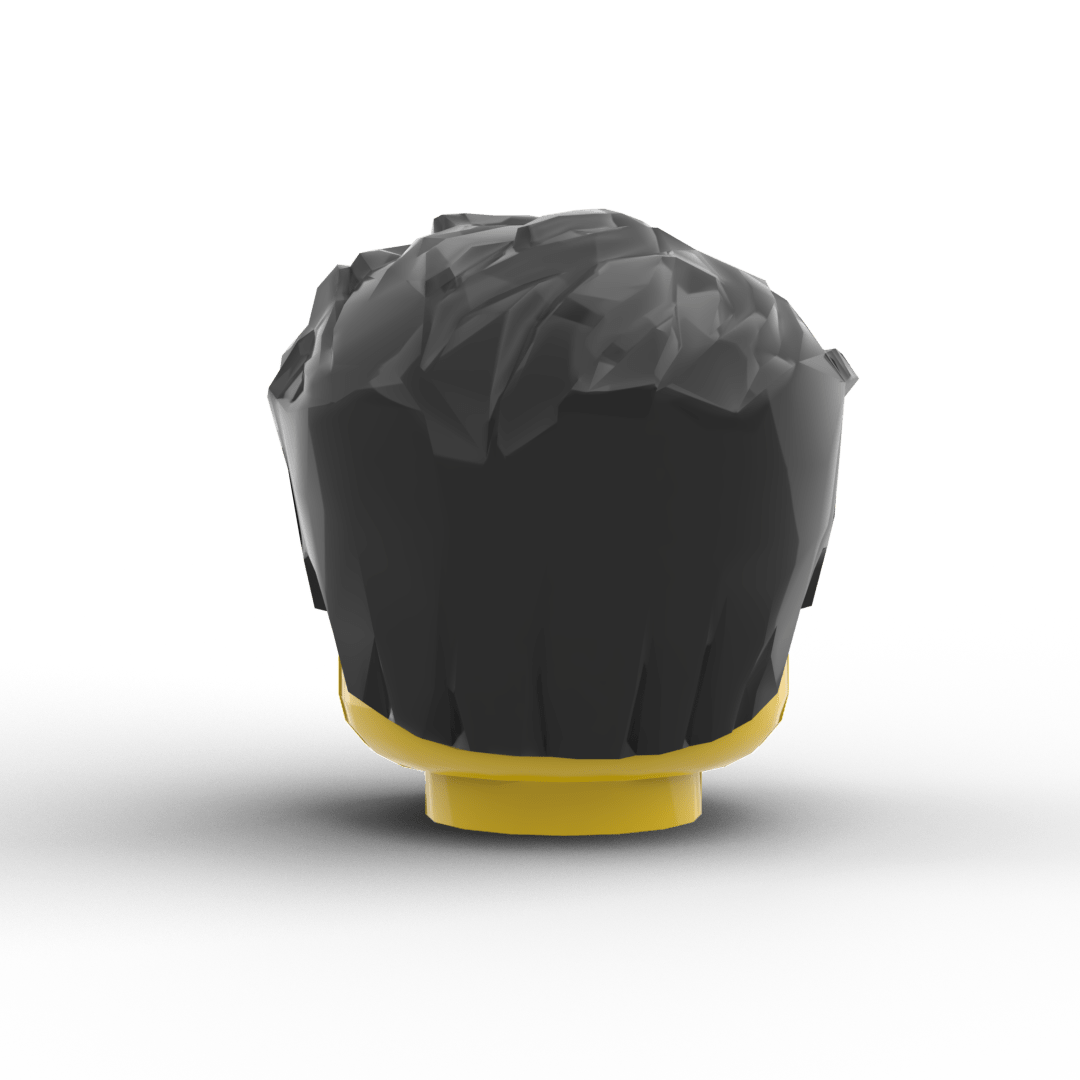 Minifig Hair - Clean Side Sweep Hair (3 Colors) - Brick Memory