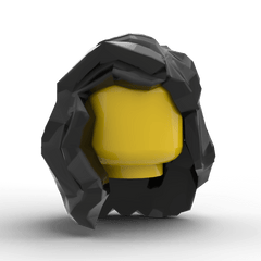 Minifig Hair - Long Wavy Side Part (3 Colors) - Brick Memory