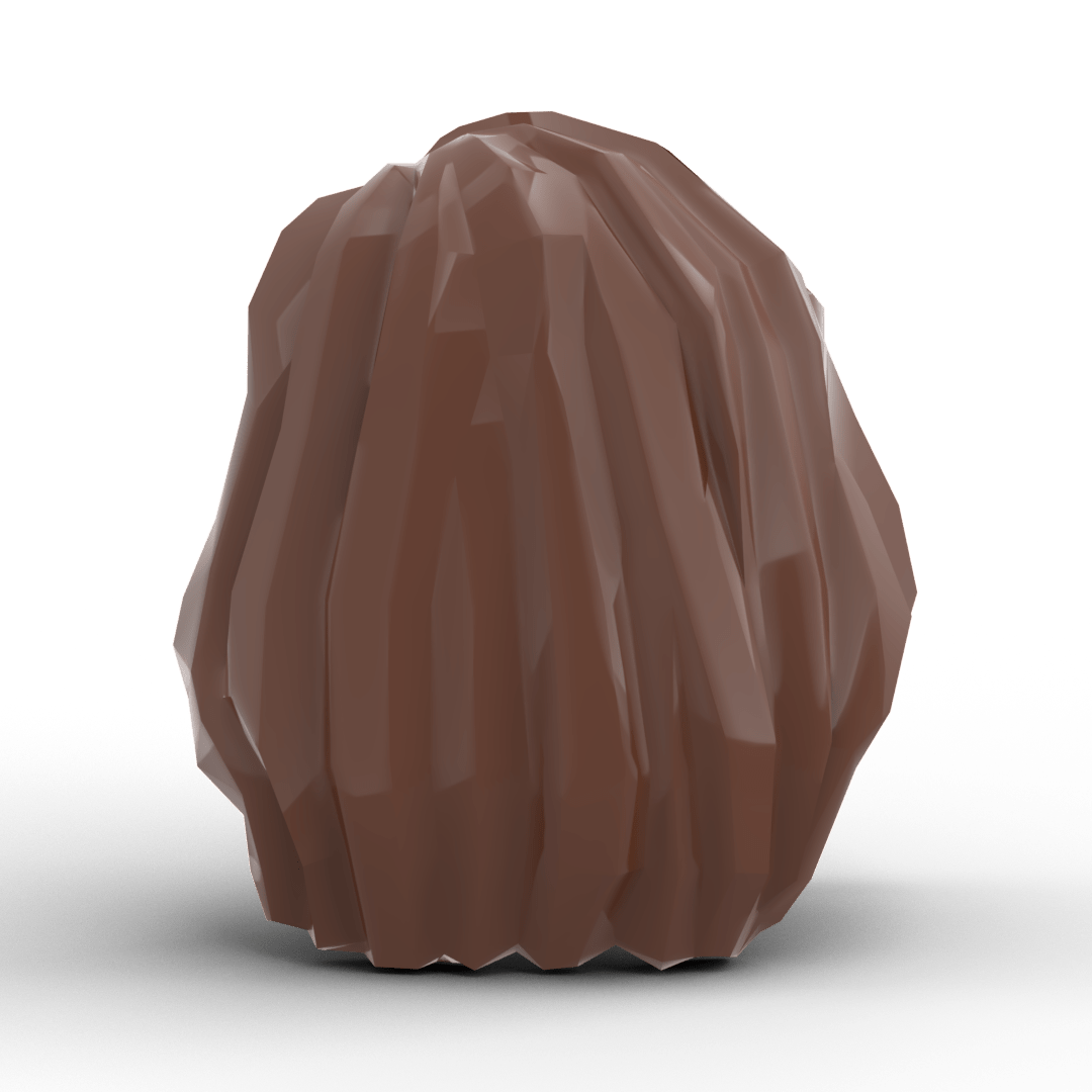 Minifig Hair - Long Wavy Side Part (3 Colors) - Brick Memory