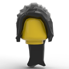 Minifig Hair – Ponytail with Side Bangs (4 Colors) - Brick Memory
