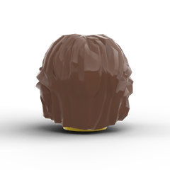 Minifig Hair – Short Wavy Center Part Hair (2 Colors) - Brick Memory