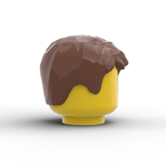 Minifig Hair – Textured Fringe Hair (3 Colors) - Brick Memory