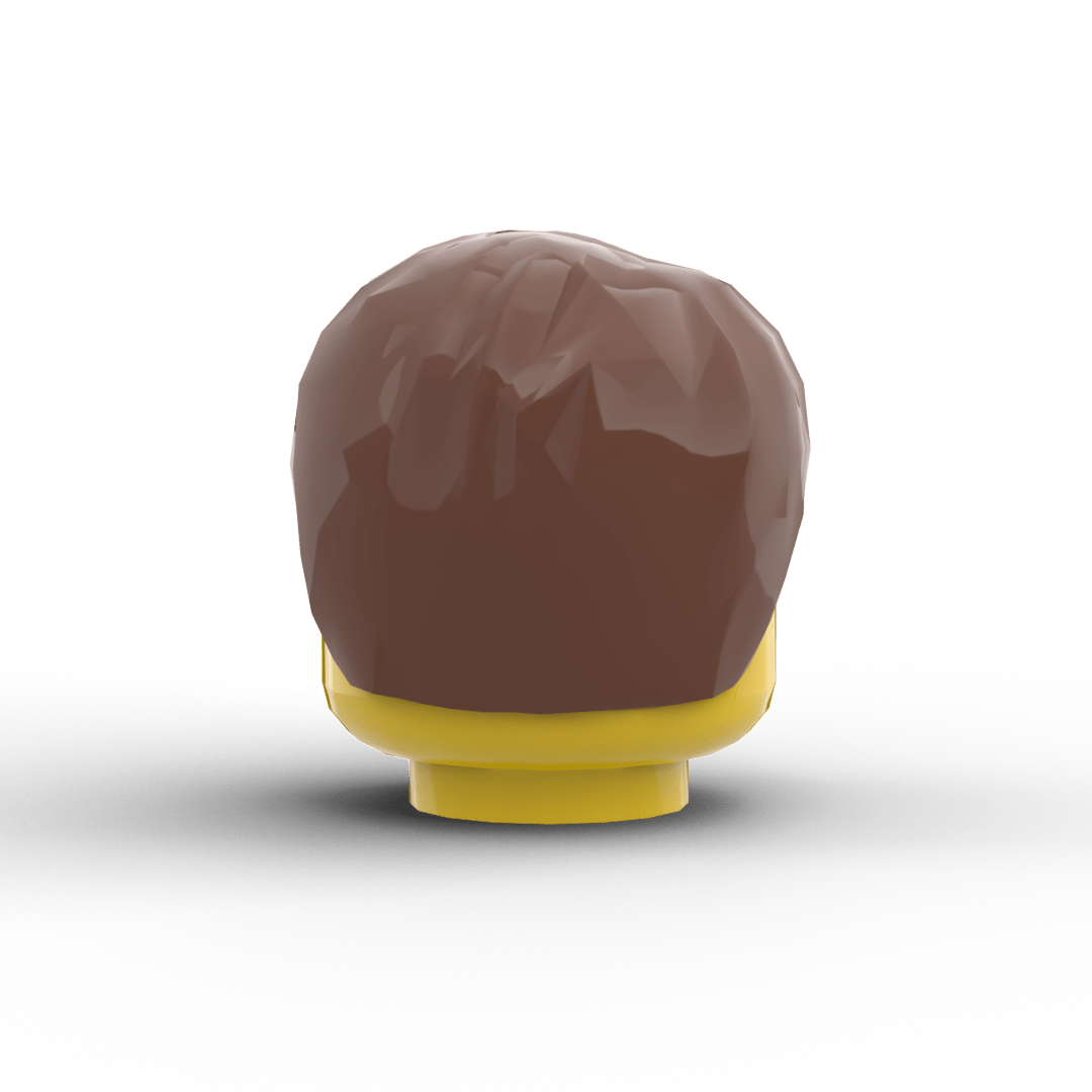 Minifig Hair – Textured Fringe Hair (3 Colors) - Brick Memory