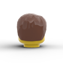Minifig Hair – Textured Fringe Hair (3 Colors) - Brick Memory