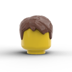 Minifig Hair – Textured Fringe Hair (3 Colors) - Brick Memory