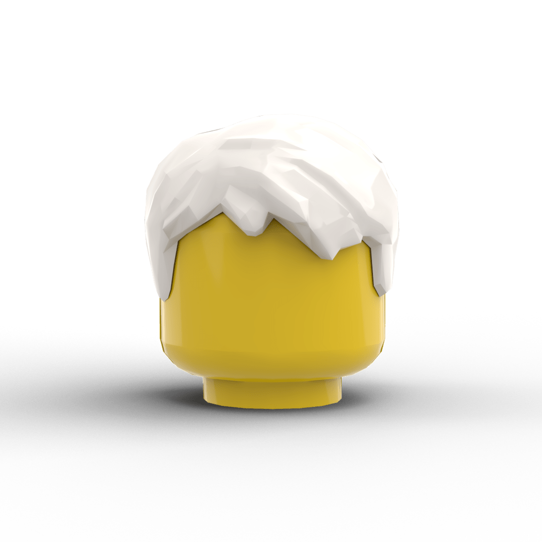 Minifig Hair – Textured Fringe Hair (3 Colors) - Brick Memory