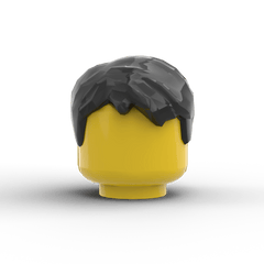 Minifig Hair – Textured Fringe Hair (3 Colors) - Brick Memory