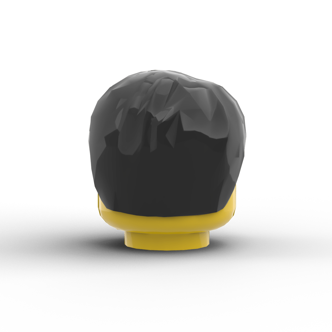 Minifig Hair – Textured Fringe Hair (3 Colors) - Brick Memory