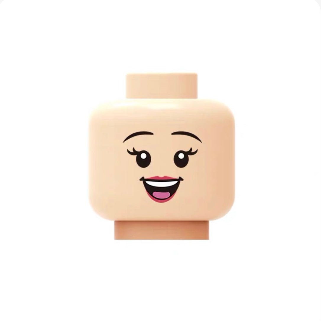 Soft Smile with Sweet Eyes - Flesh - Brick Memory