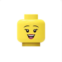 Soft Smile with Sweet Eyes - Yellow - Brick Memory