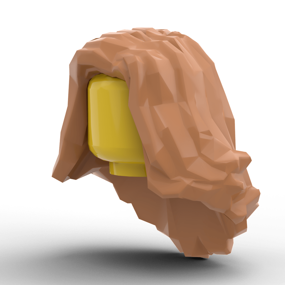 Soft Waves Mid - Length Hair - Brick Memory