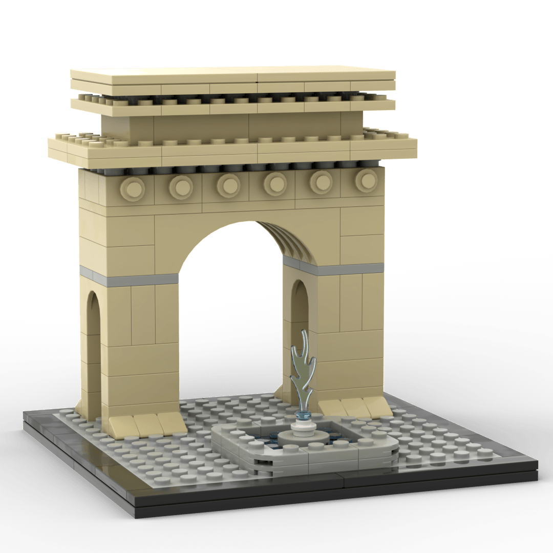 Washington Square Park – Violet Village Edition - Brick Memory