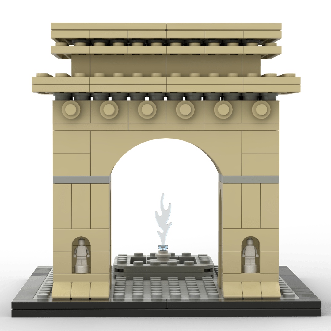 Washington Square Park – Violet Village Edition - Brick Memory