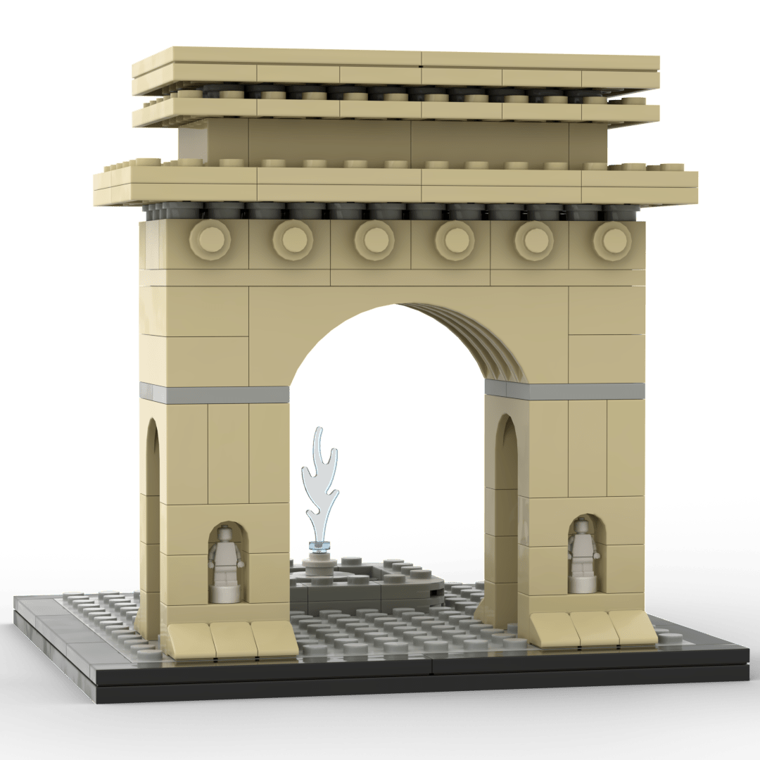 Washington Square Park – Violet Village Edition - Brick Memory